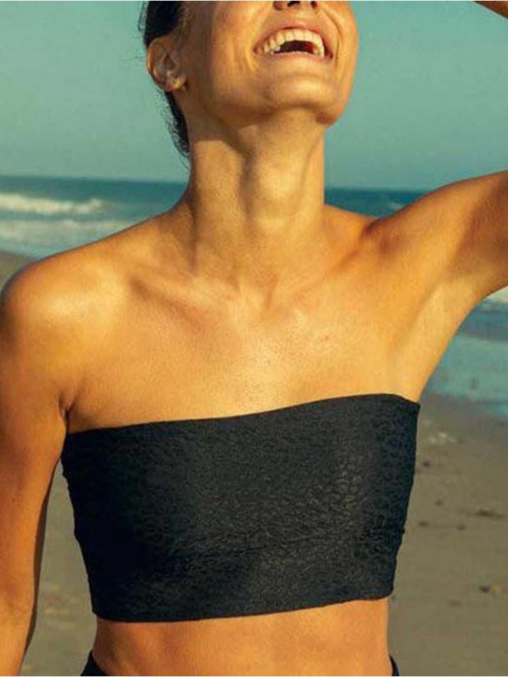 Body Glove Sunrise Black Panther Bandeau Bikini Set - Picture 6 of 9
